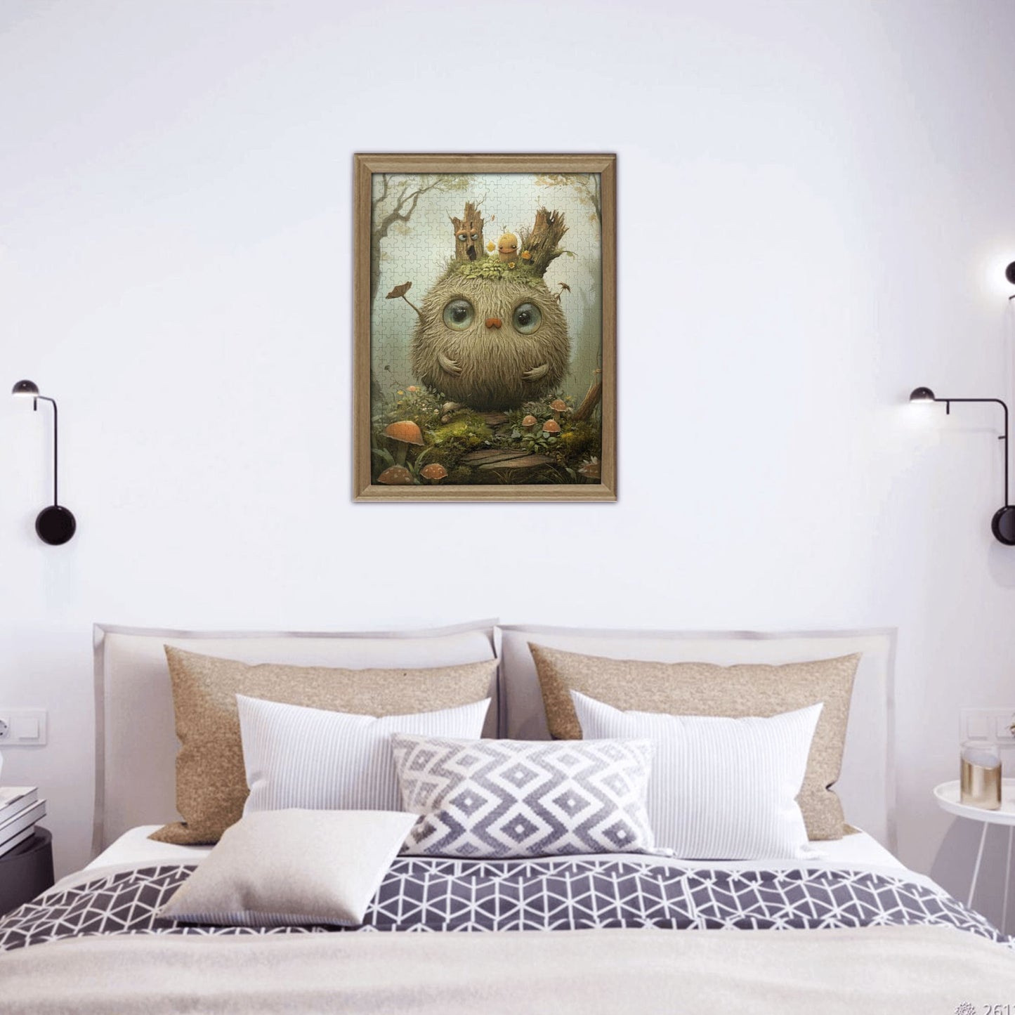 Fairy Tale Girl with Firefly Puzzle - 500-Piece Artistic Jigsaw, A Magical Night of Lights