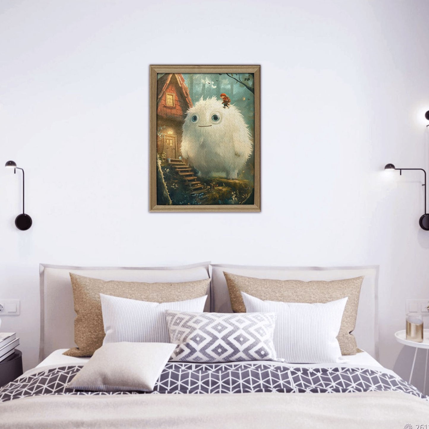 Warm Forest Companion Puzzle - 500-Piece Therapeutic Fantasy Illustration Puzzle