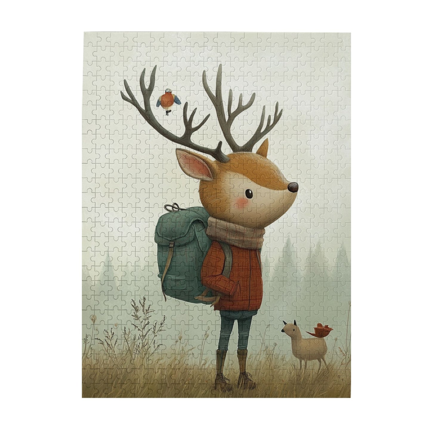 Exquisite 500-Piece Puzzle - Classic Landscape Series, Finished Size 38 x 53 cm