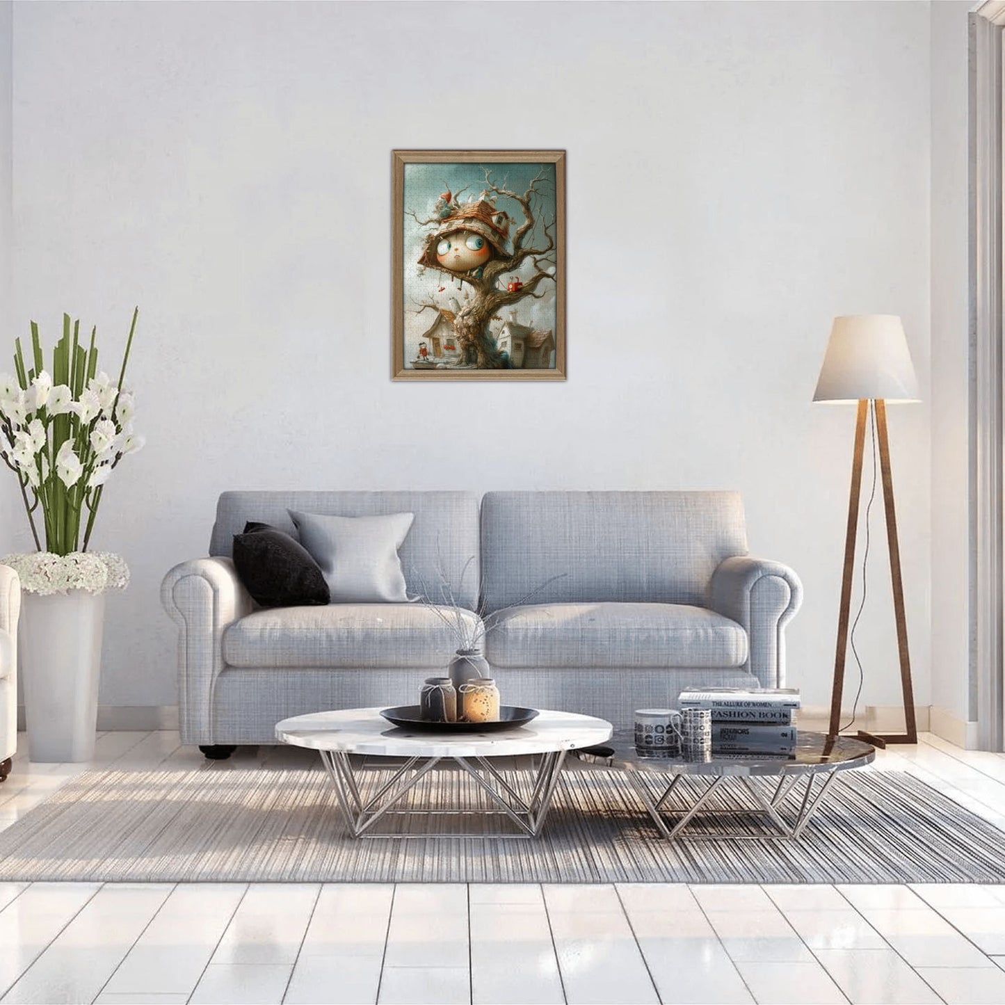 Fairytale Treehouse Jigsaw Puzzle - 500-Piece Creative Artistic Puzzle