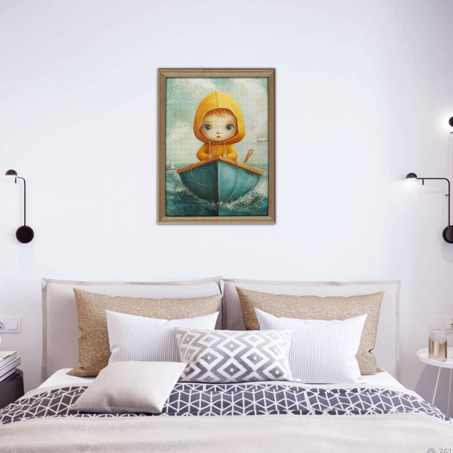 Yellow Hooded Sailor Puzzle - 500-Piece Therapeutic Art Illustration Puzzle