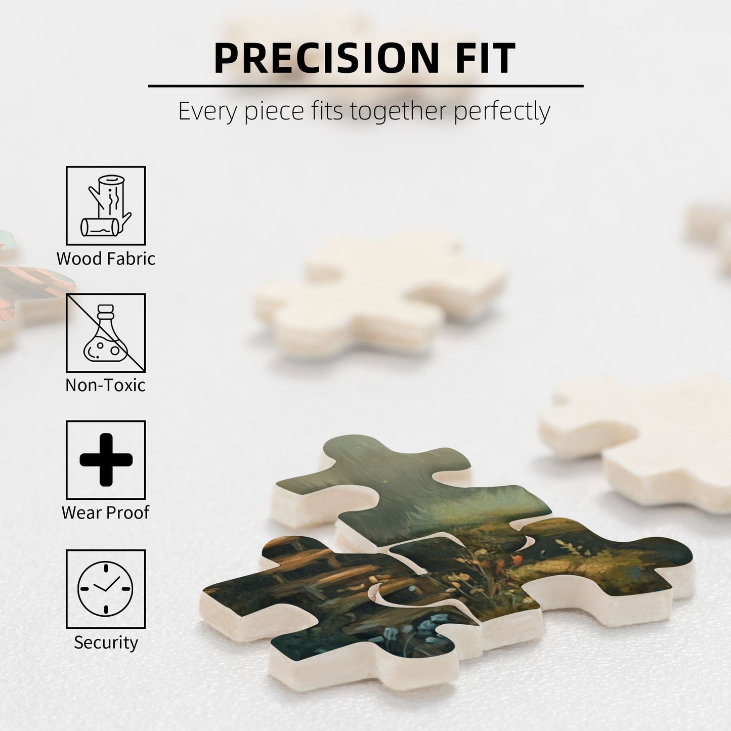 Warm Forest Companion Puzzle - 500-Piece Therapeutic Fantasy Illustration Puzzle